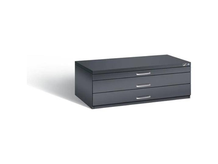 C+P, Aktenschrank, CP 7100 Planschrank schwarzgrau mit 3 Schubladen 110,0 x 76,5 x 42,0 cm C+P, Aktenschrank, CP 7100 Planschrank schwarzgrau mit 3 Schubladen 110,0 x 76,5 x 42,0 cm von Galaxus