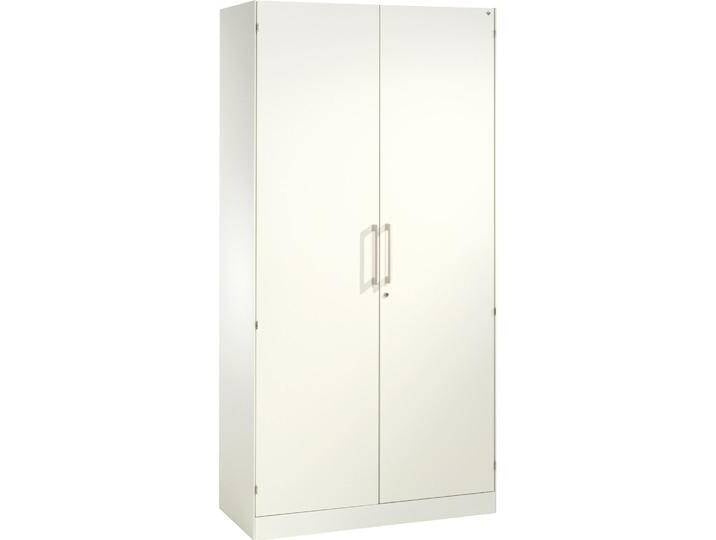 C+P, Aktenschrank, CP Stahlschrank C 3000 Asisto 141002-000+141002-710 verkehrsweiss 100,0 x 43,5 x 198,0 cm, aufgebaut (198 x 100 x 43.5 cm) von Galaxus