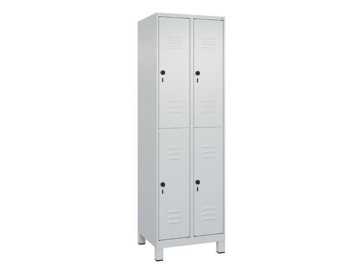C+P, Kleiderschrank, Doppel-Garderobenschrank Classic Plus, Abteilbreite 30 cm, mit Füssen von Galaxus