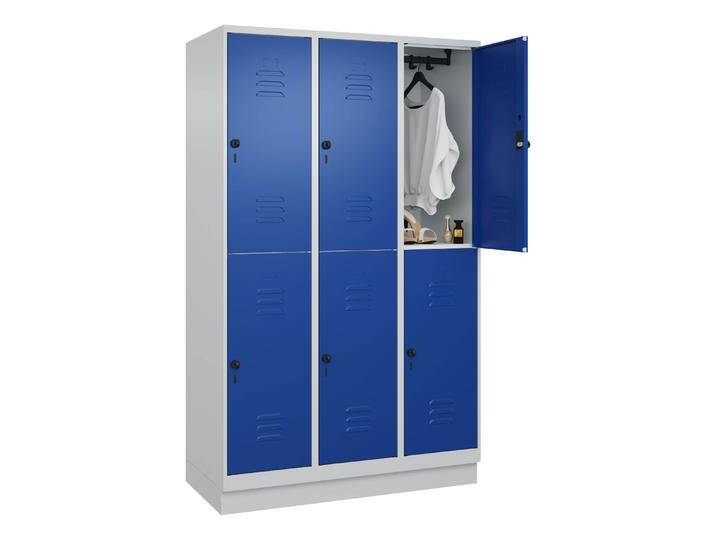 C+P, Kleiderschrank, Doppel-Garderobenschrank Classic Plus, Abteilbreite 40 cm, mit Sockel C+P, Kleiderschrank, Doppel-Garderobenschrank Classic Plus, Abteilbreite 40 cm, mit Sockel von Galaxus