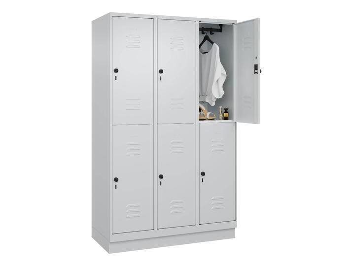 C+P, Kleiderschrank, Doppel-Garderobenschrank Classic Plus, Abteilbreite 40 cm, mit Sockel C+P, Kleiderschrank, Doppel-Garderobenschrank Classic Plus, Abteilbreite 40 cm, mit Sockel von Galaxus
