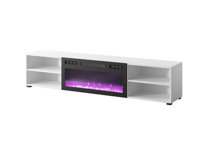 Cama, TV Möbel, RTV Schrank POLO 180x33x39 weiss + Kamin schwarz Cama, TV Möbel, RTV Schrank POLO 180x33x39 weiss + Kamin schwarz von Galaxus