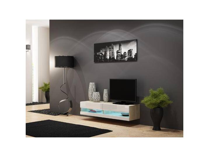 Cama, TV Möbel, RTVVIGO140N SO/B TV-Ständer & Entertainment-Center 2 Regale (140 x 40 x 30 cm) von Galaxus