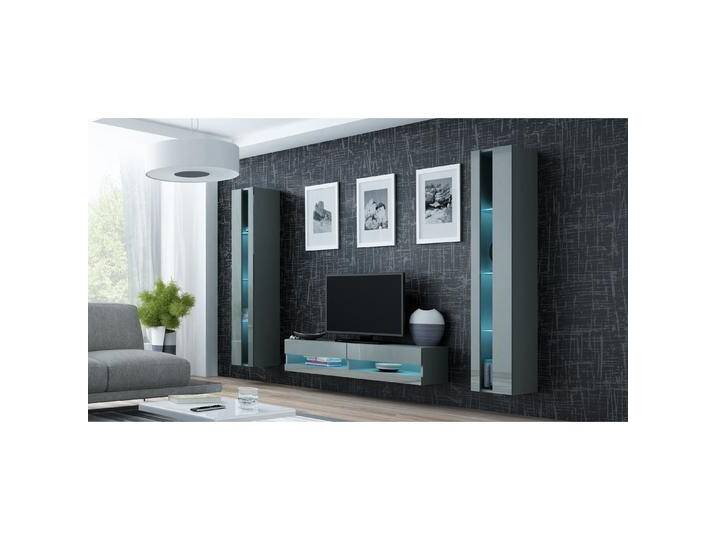 Cama, TV Möbel, RTVVIGO140N s/s TV-Ständer & Entertainment-Center 2 Regale (140 x 40 x 30 cm) von Galaxus