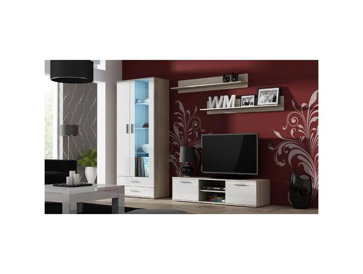 Cama, TV Möbel, SOHORTV140DS/BI TV-Ständer & Entertainment-Center 1 Regale (140 x 37 x 43 cm) von Galaxus