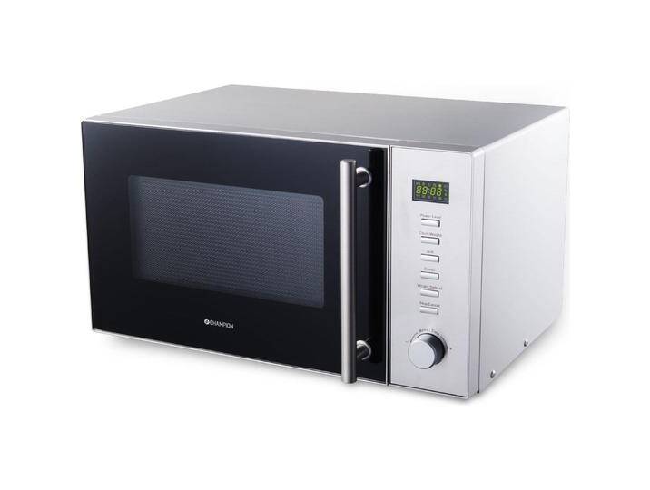 Champion Mikrowelle Pro 23L 900W MW135 Edelstahl, Mikrowelle, Silber von Galaxus