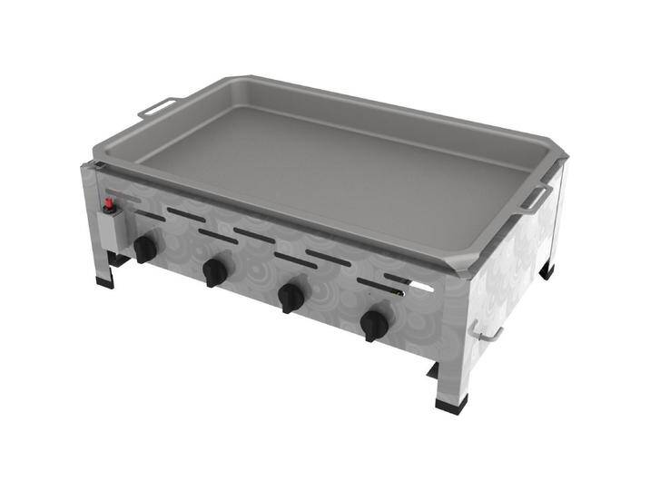ChattenGlut, Gasgrill, Gasbräter 4-flammig mit Pfanne (18 kW) von Galaxus