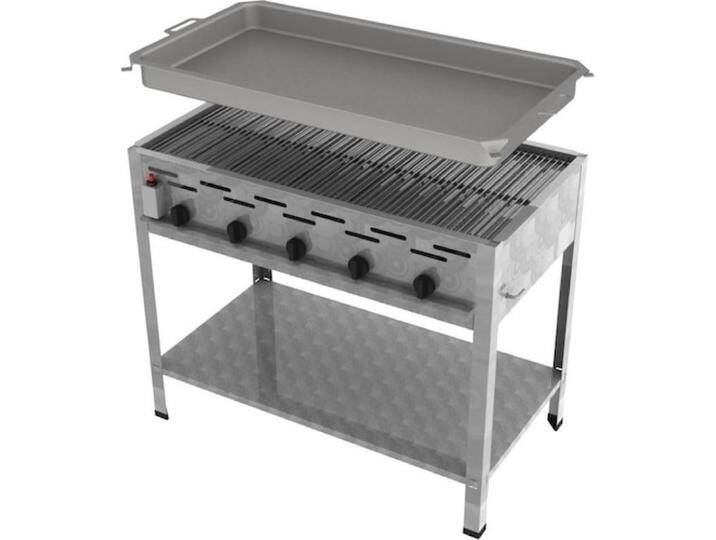 ChattenGlut, Gasgrill, Gasbräter 5-flammig mit Rost und Pfanne (18 kW) von Galaxus