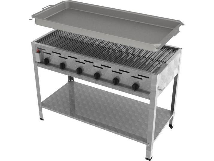 ChattenGlut, Gasgrill, Gasbräter 6-flammig mit Rost und Pfanne (22 kW) von Galaxus
