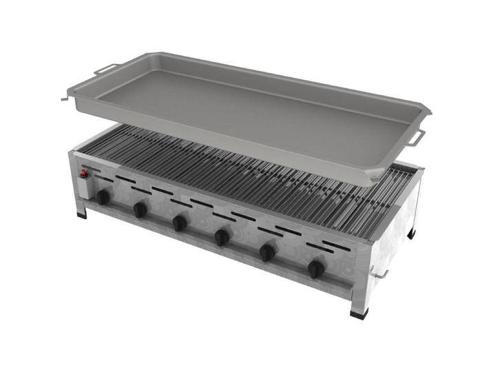 ChattenGlut, Gasgrill, Gasbräter 6-flammig mit Rost und Pfanne (27 kW) von Galaxus