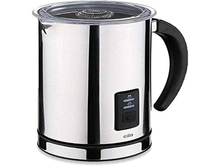 Cilio CIL Milchaufschäumer Crema 250, Milchaufschäumer, Silber von Galaxus