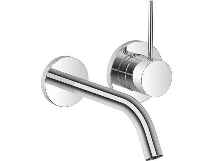 Dornbracht, Badarmatur, Meta SLIM Waschtisch-Wand-Einhandbatterie ohne Ablaufgarnitur, Ausladung 190 mm, starrer von Galaxus
