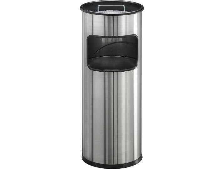 Durable Edelstahl-Standascher mit Sieb, Abfalleimer, Silber von Galaxus