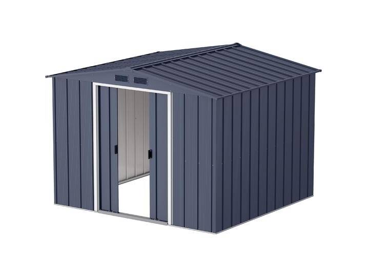 Duramax, Gartenhaus + Gartenschrank, Metall Gerätehaus 262x234 Gartenhaus von Galaxus