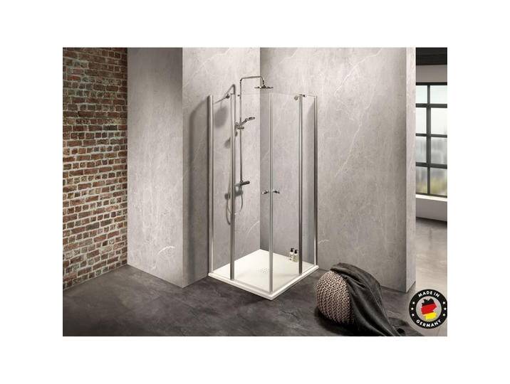 Dusbad, Duschkabine + Duschwand, Duschkabine/ Duschabtrennung Vital 2 4tlg Pendeltür an Festteil / Eckdusche (75 cm, 75 cm) von Galaxus