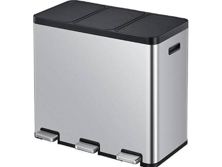 EKO Essential Prullenbak, Abfalleimer, Silber von Galaxus