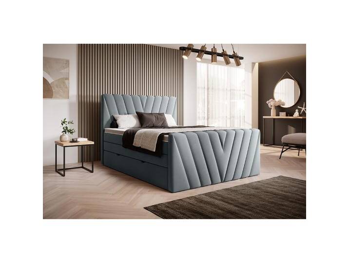 ELTAP, Boxspringbett, Candice mit Stauraum (140 x 200 cm) von Galaxus