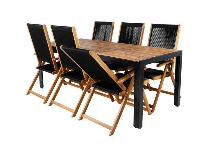 Ebuy24, Gartentisch + Balkontisch, Gartenmöbel-Set Bois (90 cm) von Galaxus