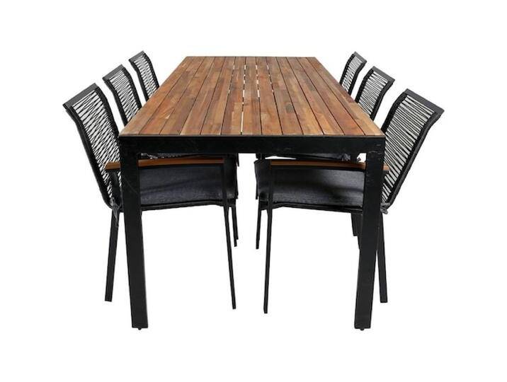 Ebuy24, Gartentisch + Balkontisch, Gartenmöbel-Set Bois (90 cm) von Galaxus