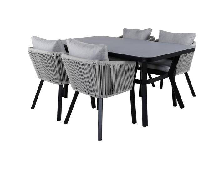Ebuy24, Gartentisch + Balkontisch, Gartenmöbel-Set Virya (90 cm) von Galaxus