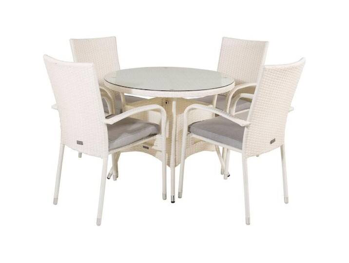 Ebuy24, Gartentisch + Balkontisch, Gartenmöbel-Set Volta (90 cm) von Galaxus