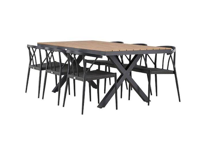 Ebuy24, Gartentisch + Balkontisch, Gartenset GarciaStina (200 cm) von Galaxus