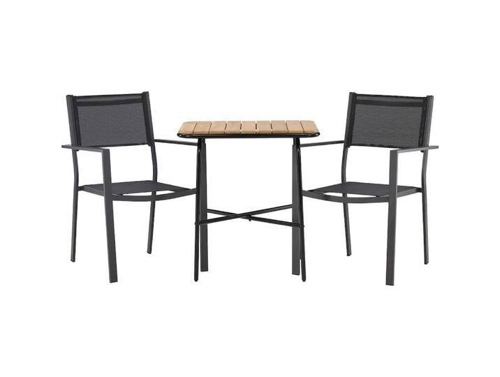 Ebuy24, Gartentisch + Balkontisch, Gartenset Holmbeck 3-teilig (70 cm) von Galaxus