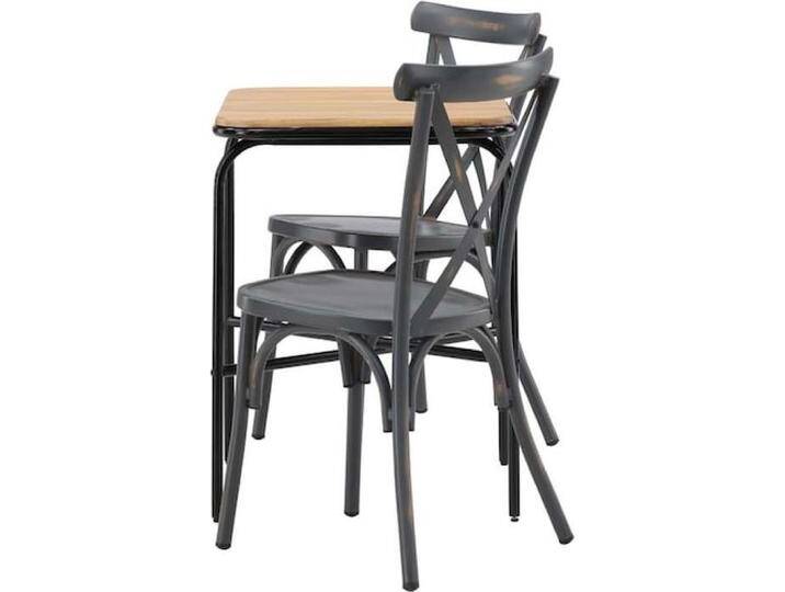 Ebuy24, Gartentisch + Balkontisch, Gartenset Holmbeck 3-teilig (70 cm) von Galaxus