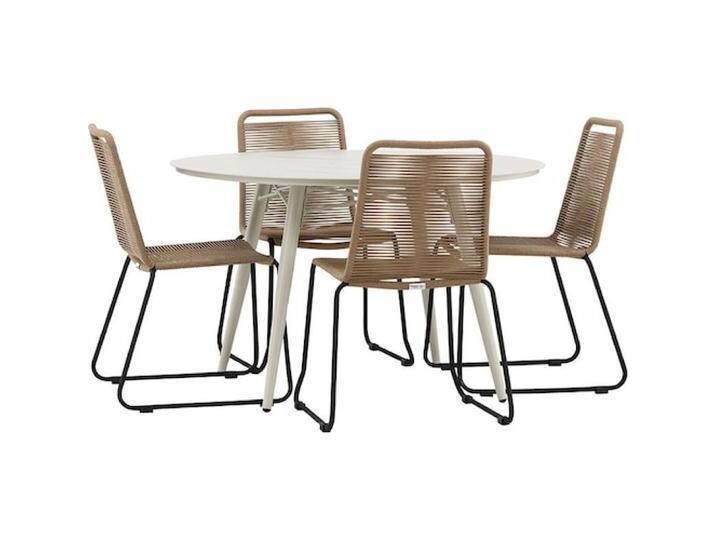 Ebuy24, Gartentisch + Balkontisch, Gartenset LinaLindos (120 cm) von Galaxus