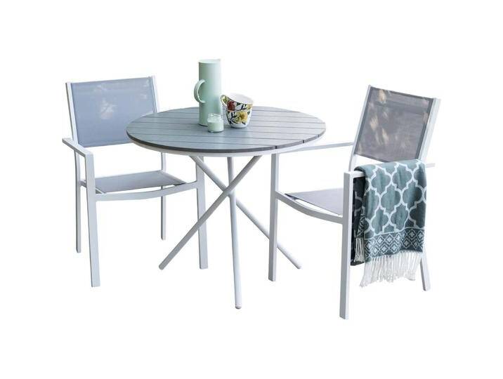 Ebuy24, Gartentisch + Balkontisch, Gartenset Parma 3-teilig (90 cm) von Galaxus