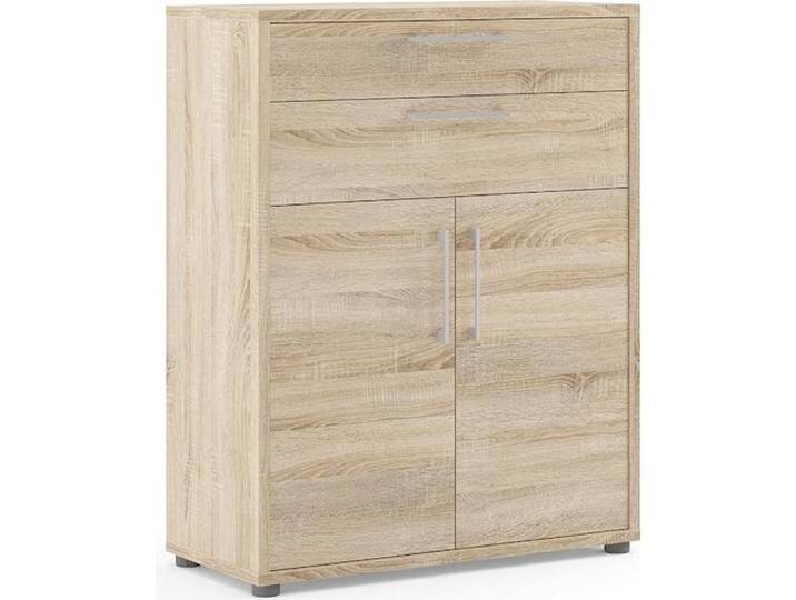 Ebuy24, Vitrine + Buffetschrank, Büro Aufbewahrung Prisme (113 x 89 x 40 cm) von Galaxus