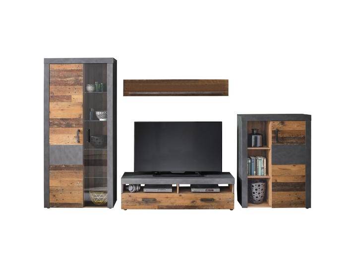 Ebuy24, Vitrine + Buffetschrank, Möbelset Irina (343 x 40 x 189 cm) von Galaxus