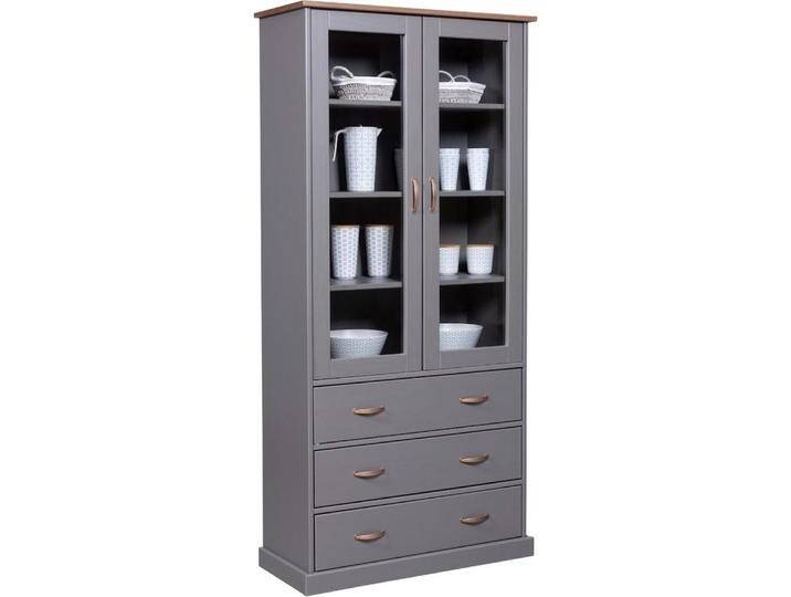 Ebuy24, Vitrine + Buffetschrank, Vitrinenschrank Luzerna (90 x 39 cm) von Galaxus