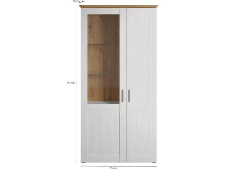 Ebuy24, Vitrine + Buffetschrank, Vitrinenschrank Shade (194 x 95 x 38 cm) von Galaxus