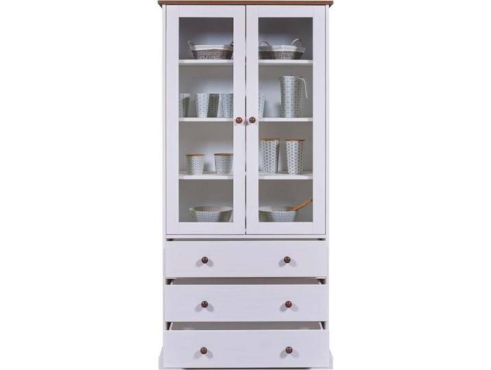 Ebuy24, Vitrine + Buffetschrank, Vitrinenschrank Westerland (90 x 39 cm) von Galaxus