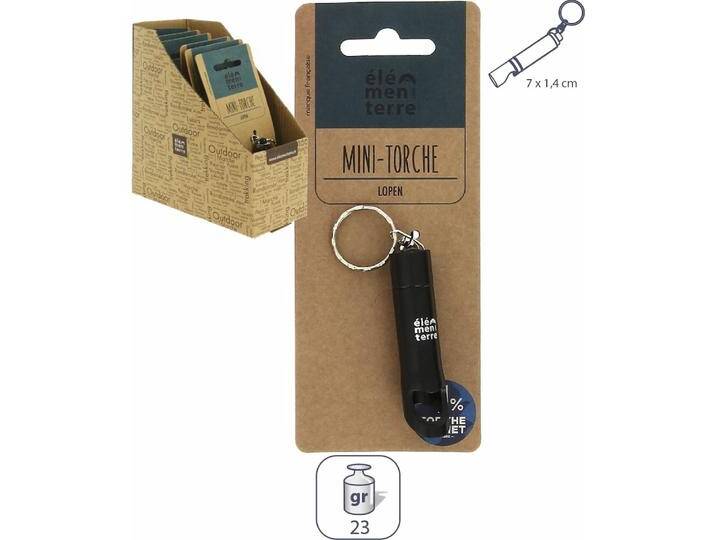 Elementerre mini-torch-flaschenöffner lopen, Flaschenöffner, Schwarz von Galaxus