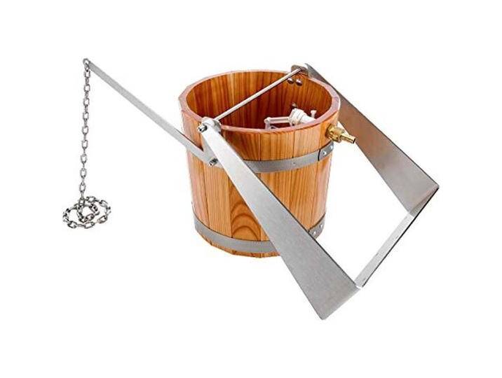 Eliga, Sauna Zubehör, Schwalleimer aus Holz mit Haltebügel Eliga, Sauna Zubehör, Schwalleimer aus Holz mit Haltebügel von Galaxus