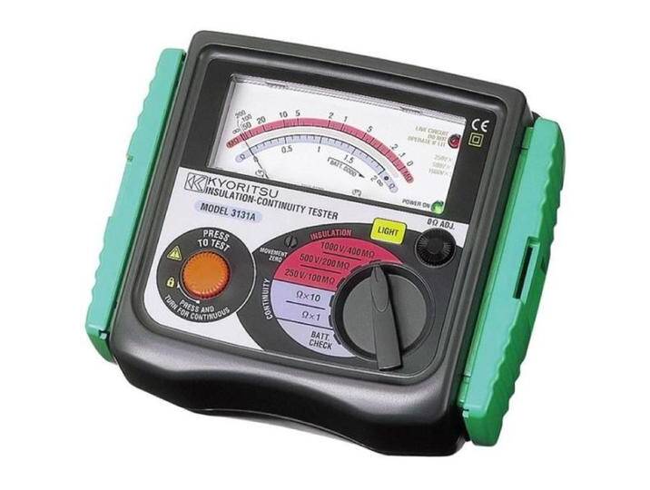 Elma Instruments, Multimeter, Kyoritsu 3131A isolationstester 250,500 og 1000 Volt Kat III von Galaxus