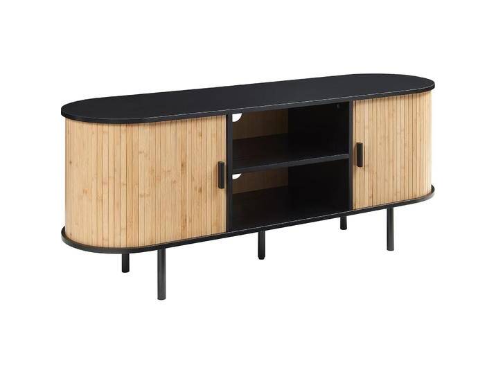 En.Casa, TV Möbel, Fernsehschrank Tvedestrand 140x40x55 cm Bambus Schwarz/Natur (140 x 40 x 55 cm) En.Casa, TV Möbel, Fernsehschrank Tvedestrand 140x40x55 cm Bambus Schwarz/Natur (140 x 40 x 55 cm) von Galaxus