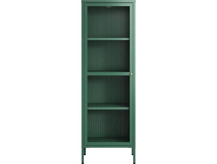 En.Casa, Vitrine + Buffetschrank, Vitrinenschrank Säkylä Stahl 150x50x35 cm Tannengrün (150 x 50 x 35 cm) En.Casa, Vitrine + Buffetschrank, Vitrinenschrank Säkylä Stahl 150x50x35 cm Tannengrün (150 x 50 x 35 cm) von Galaxus