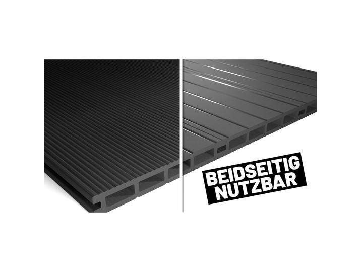 Endorphin, Gartenbodenbelag, 30m² Anthrazit WPC Terrassendielen Komplettset von Galaxus