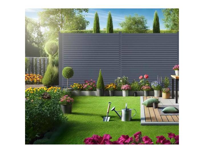 Endorphin, Gartenzaun, EASY-ROM DIY ALU-Rhombuszaun in anthrazit 2 Elemente 180x180cm 3 Pfosten 7x7x235cm Endorphin, Gartenzaun, EASY-ROM DIY ALU-Rhombuszaun in anthrazit 2 Elemente 180x180cm 3 Pfosten 7x7x235cm von Galaxus