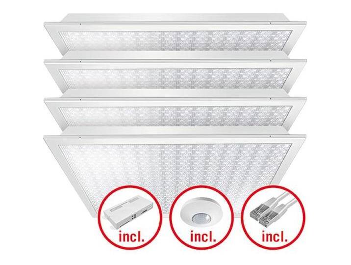 Esylux, Wandleuchte + Deckenleuchte, QUADRO-SET CELINE-2 Esylux, Wandleuchte + Deckenleuchte, QUADRO-SET CELINE-2 von Galaxus