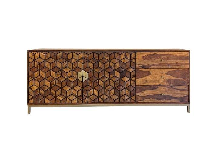 FineBuy, Kommode + Sideboard, Sideboard Anrichte Sheesham Massivholz 180 cm Kommode Türen Schubladen FineBuy, Kommode + Sideboard, Sideboard Anrichte Sheesham Massivholz 180 cm Kommode Türen Schubladen von Galaxus