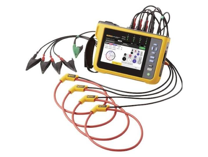 Fluke, Multimeter, 1775, Power Quality Analyzer Netz-Analysegerät mit Loggerfunktion, inkl. Stromzangen 1 Set (CAT IV 600V, CAT III 1000V) von Galaxus