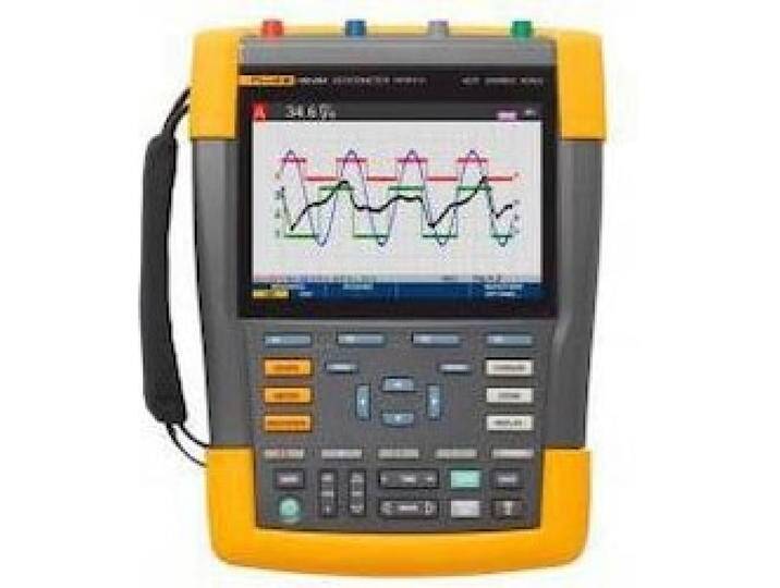 Fluke, Multimeter, 190-204-III Hand-Oszilloskop (Scope-Meter) 200MHz 4-Kanal 2.5 GSa/s 30 kpts 8 Bit 1 Set (CAT IV 600V, CAT III 1000V) von Galaxus