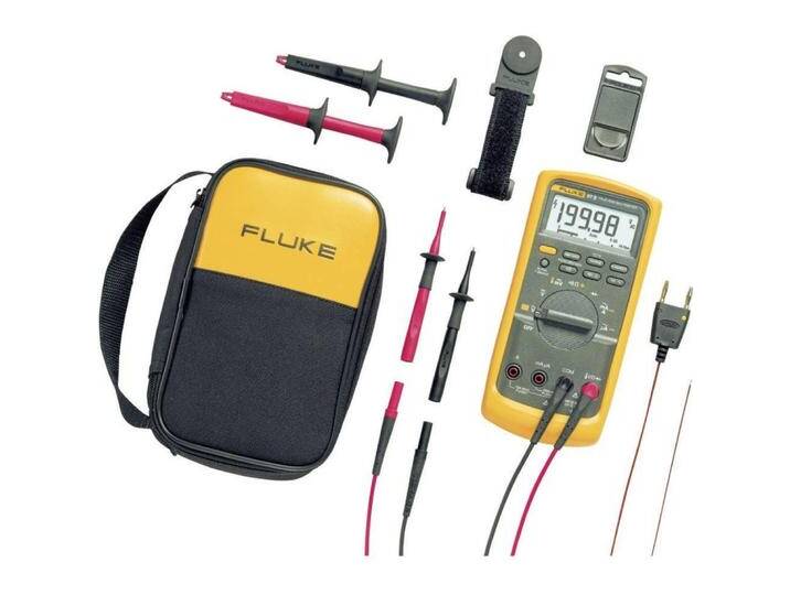 Fluke, Multimeter, 87V/E2 Kit Hand-Multimeter kalibriert (ISO) digital CAT III 1000 V, CAT I (CAT IV 600V, CAT III 1000V) von Galaxus