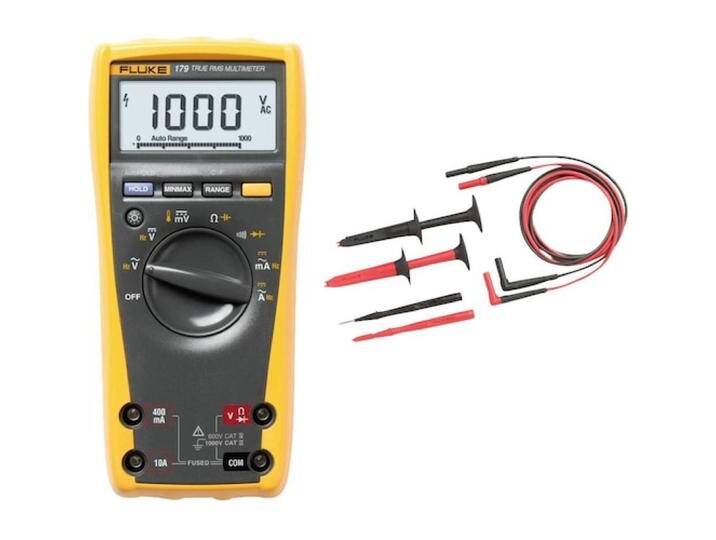 Fluke, Multimeter, FLK-179/TL-223 Hand-Multimeter digital CAT III 1000 V, CAT IV 600V Anzeige (Counts): 6000 (CAT IV 600V, CAT III 1000V) von Galaxus