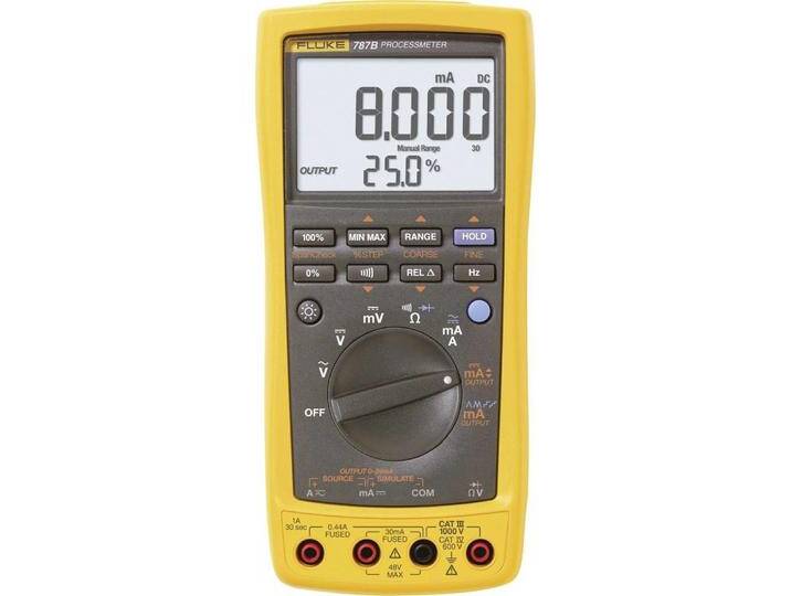 Fluke, Multimeter, Hand-Multimeter digital 787B K (CAT IV 600V, CAT III 1000V) von Galaxus