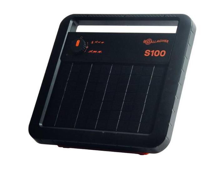 Gallagher, Gartenzaun, Schrikdraadapparaat S100 Solar (Incl. Gratis Grondpen) - von Galaxus